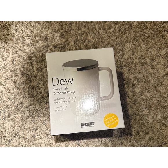 ForLife Other - ForLife Dew Mandarin 18oz. Brew-in-Mug with Stainless Lid